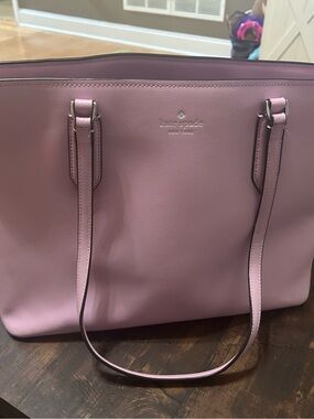 kate spade Pink Leather Tote with Double Straps